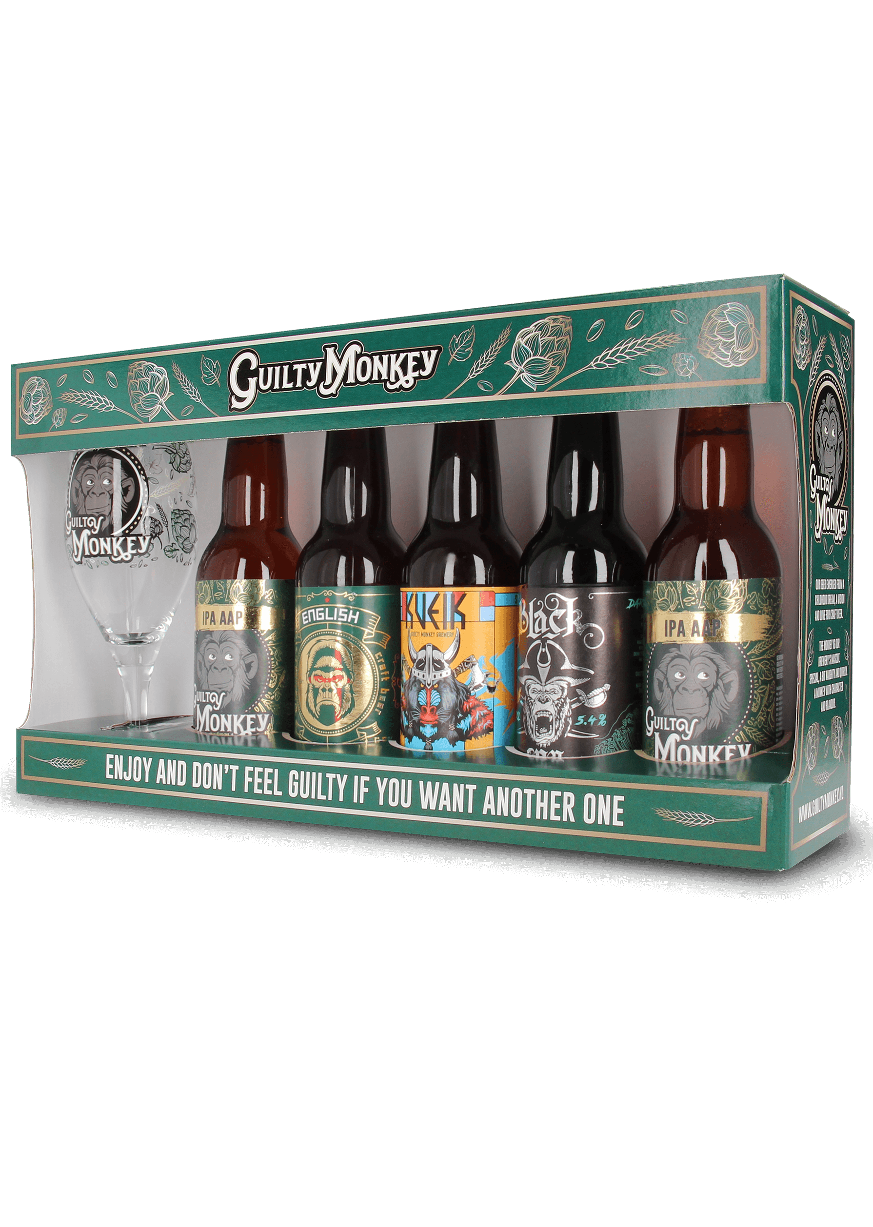 GUILTY MONKEY GIFTBOX – 5PACK – IPA MIX