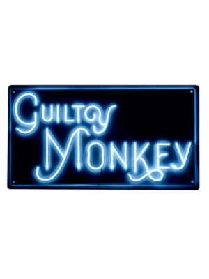 NEON SIGN - GUILTY MONKEY TEKST LOGO